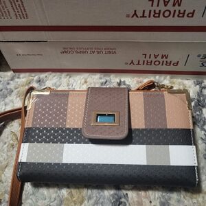 Nwt Plaid crossbody